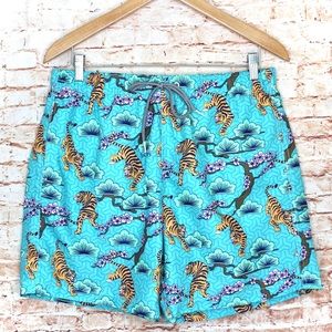 Boardies | Tiger and Cherry Blossoms Board Shorts